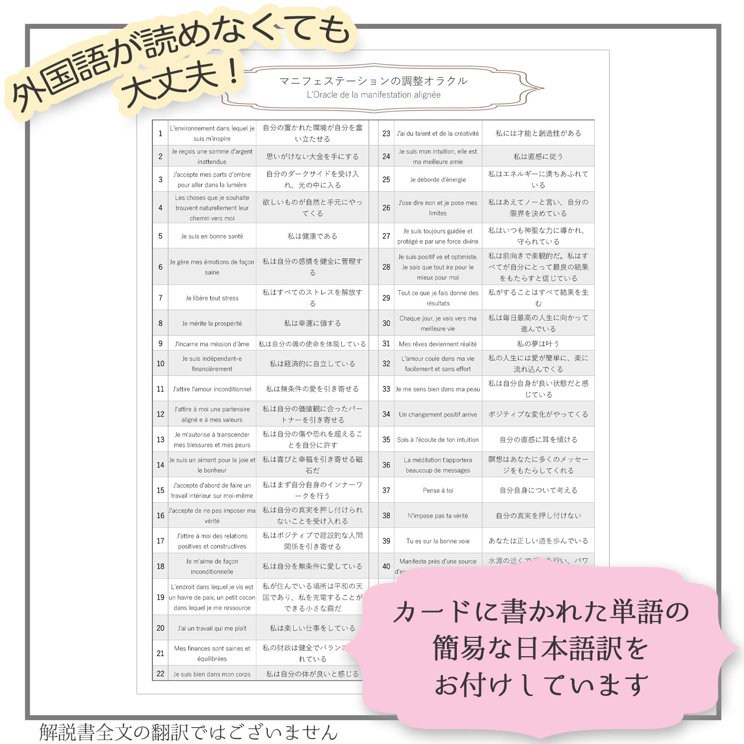 Amazon.co.jp: 【正規品】 マニフェステーションの調整オラクル