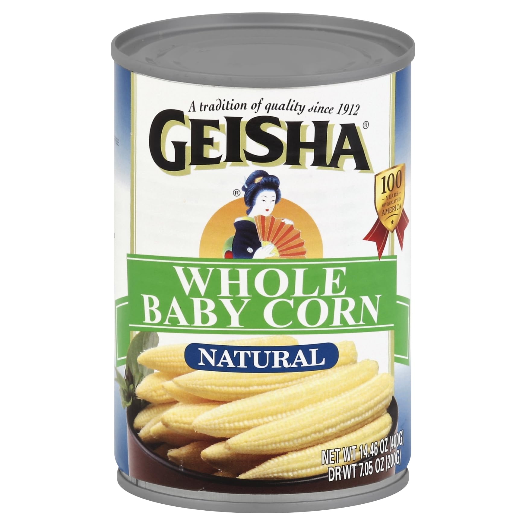 Geisha, Whole Baby Corn, 14.11 Ounce