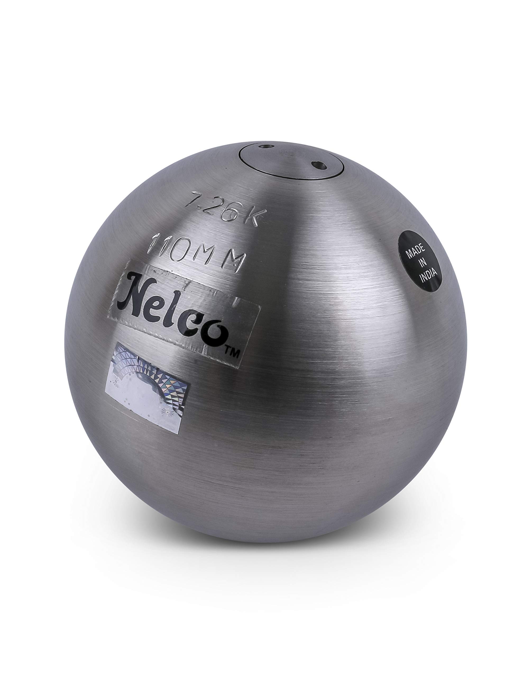 Nelco Wettkampfstoßkugel aus Edelstahl - 4,00 kg bis 7,26 kg
