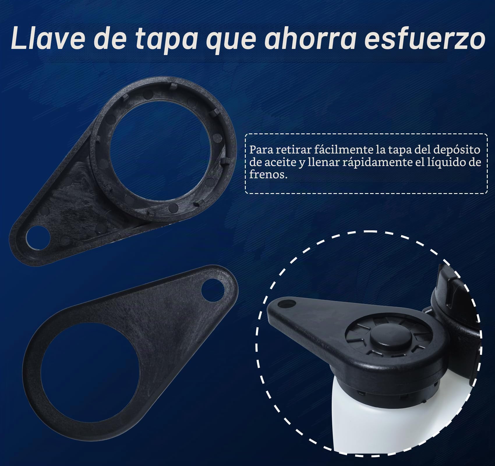 3L Kit de Purga de Líquido de Frenos Manual con Botella Extractora de 1L, 4 Adaptadores de Cilindro Maestro para la Mayoría de los Vehículos