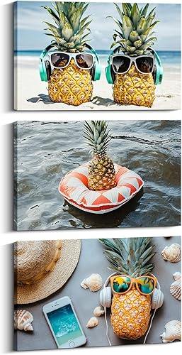 Miniatura 8 de 3 Pcs Kitchen Canvas Art Love Eat Drink Picture Wall Decor Framed Fork Knife Coffee Wine Painting Black and Red Prints Dining Room Restaurant Bar