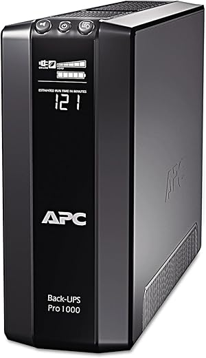 APC Back-UPS Pro BR1000G-IN, 1000VA / 600W, 230V UPS System, High-Performance Premium Power Backup & Protection for Home Office, Desktop PC, Gaming…