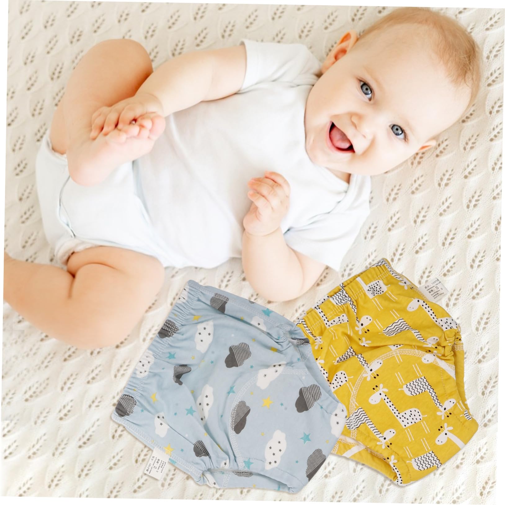 ERINGOGO 1 Jeu Culottes Dapprentissage Garçon Fille Lavables Coton Pantalons Réutilisables Fuites Pour Et Soutien Pratique Pour Propreté Et Entraînement Pot 6 Pièces