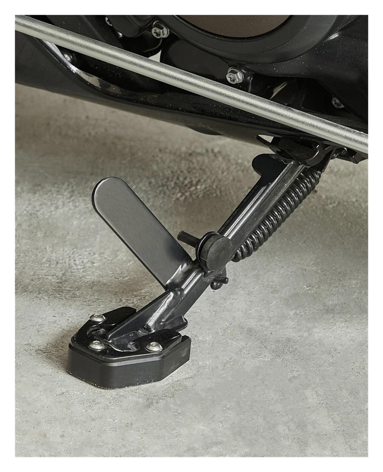 Almohadilla del soporte lateral del pie Ampliador de soporte lateral para motocicleta