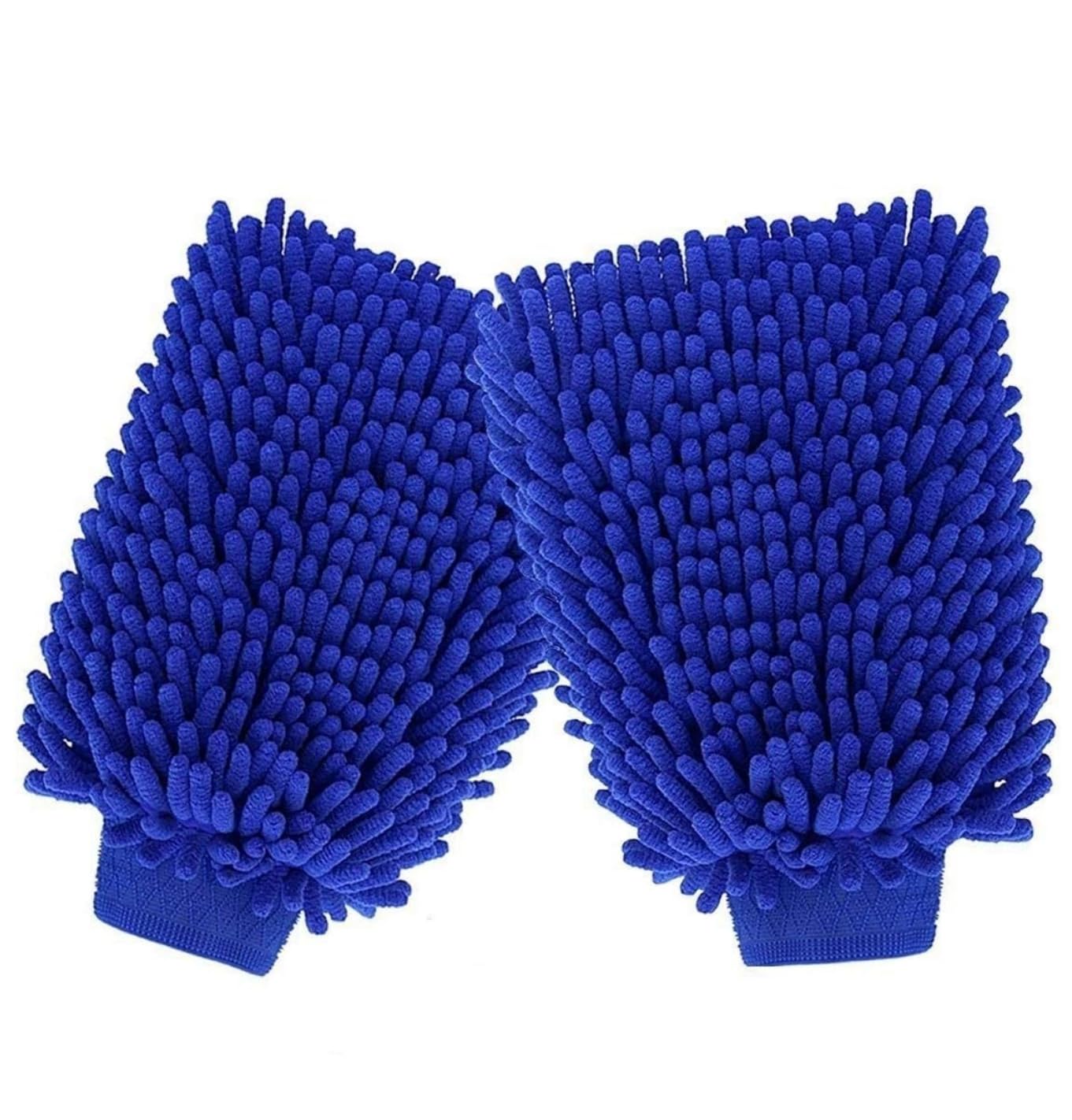 Vsshe Auto Waschhandschuh 2er Set - Microfaser Chenille Handschuhe Kratzfrei