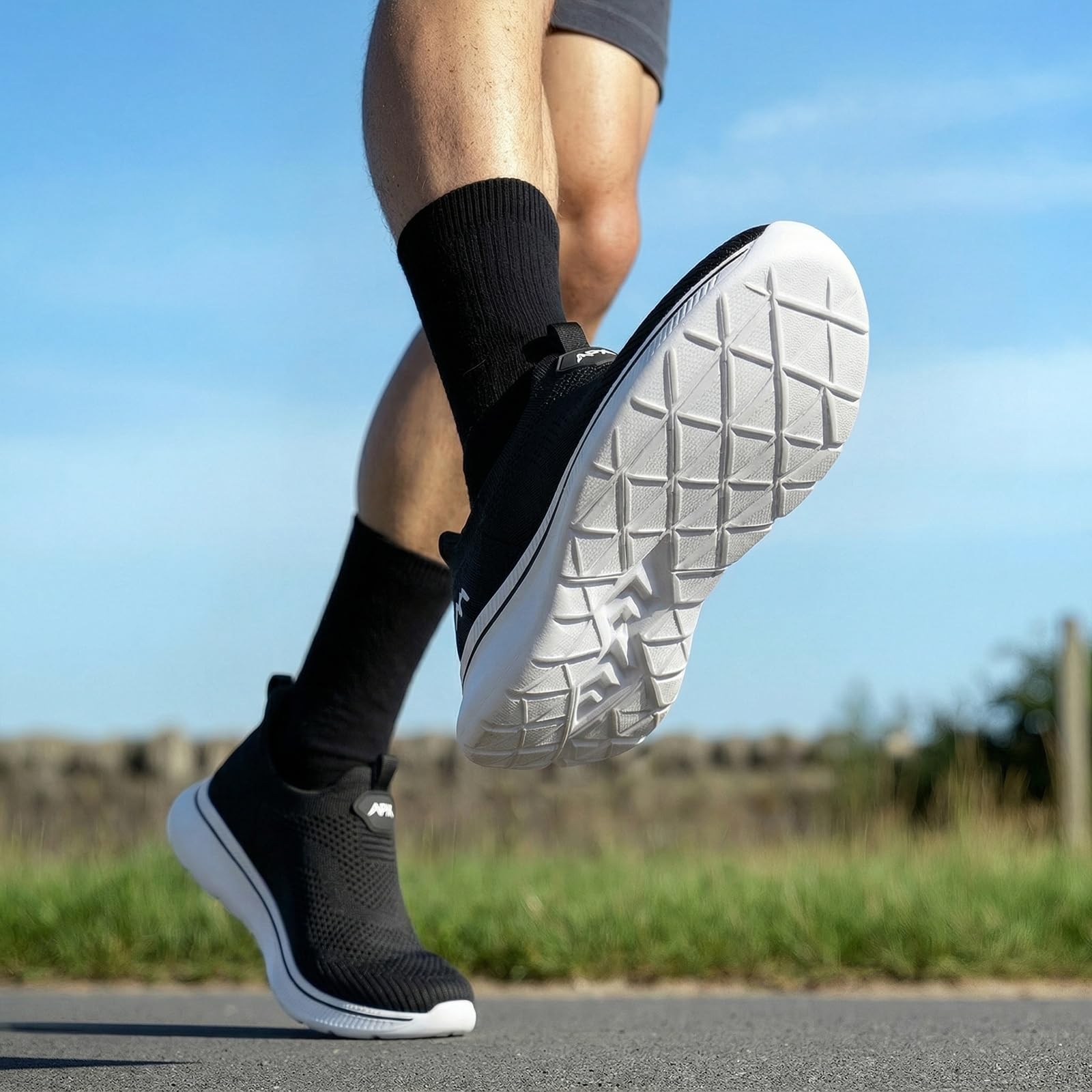 ODCKOI Zapatillas Hombre Slip-On, Ligeras y Transpirables