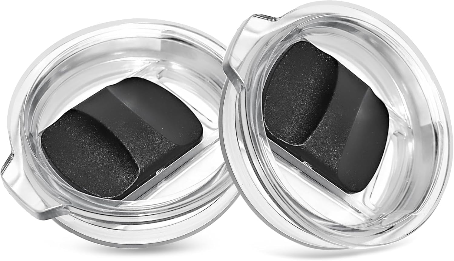 Tumbler Slider Lid Replacement Fit for Stanley 40 OZ Cup, Slider Tumbler Covers Fit for Stanley Travel Tumbler, Spill Proof and Leak Proof Resistance Tumbler Lid for Stanley 40 oz (2 Pack)