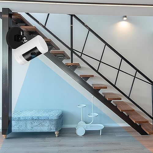 Miniatura 8 de Paquete de 2 soportes magnéticos para cámara compatibles con batería Ring Stick Up Cam (2ª, 3ª), Ring Outdoor Cam Plus, soporte magnético de pared