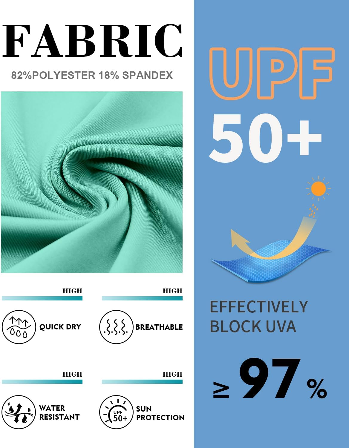 WOWENY High Neck Bikini Top Tie Knot Front Crop Top Tankini Swimsuit Swim Tops Only - Image 5