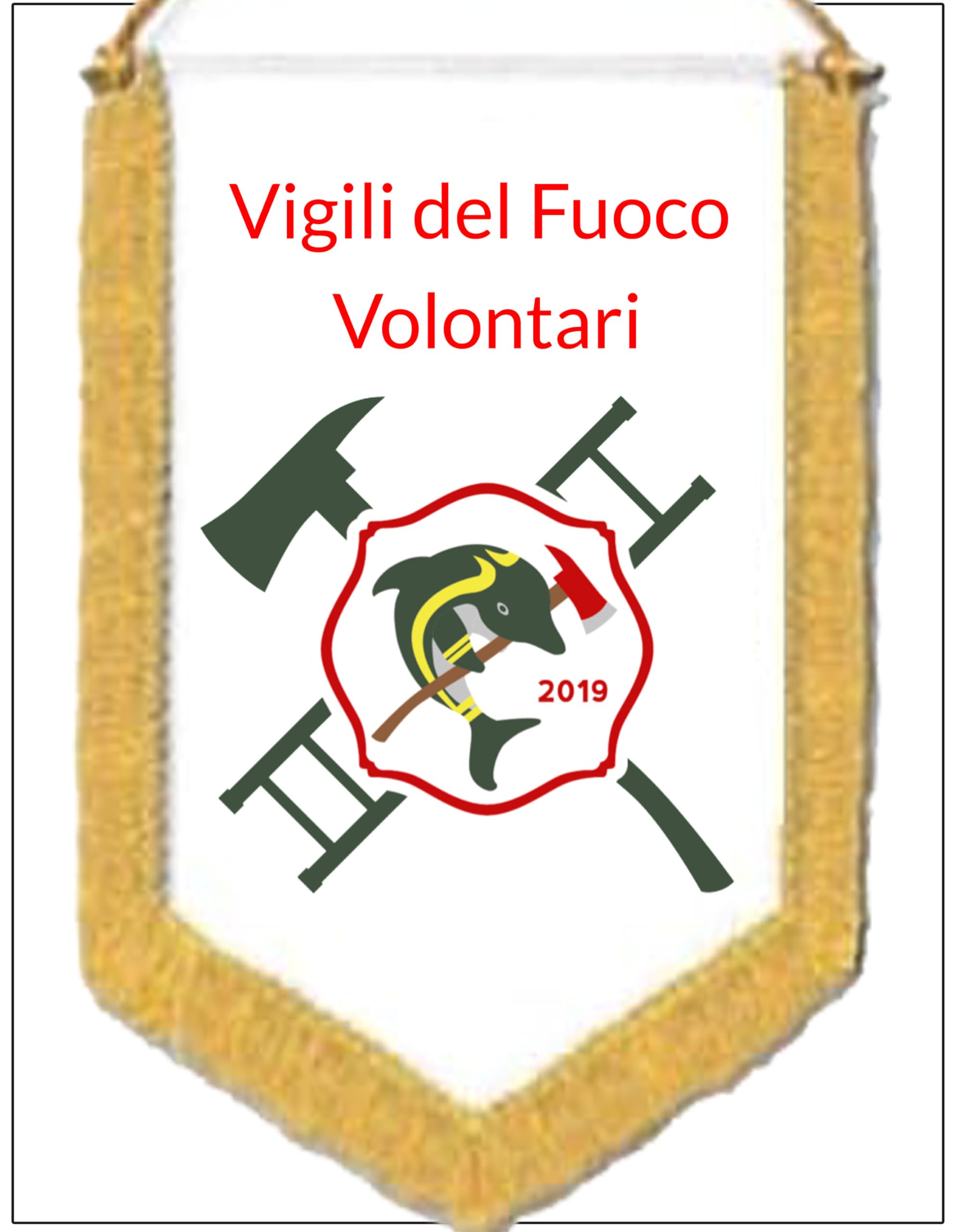 Gagliardetto Raso Personalizzabile 2 Lati - Ideale Per Loghi, Foto E Frasi - BrolloGroup - 5