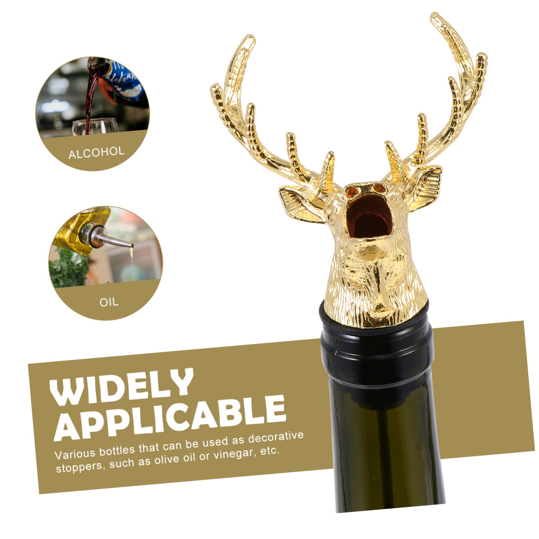 6piezas Tapones para Diseño De Accesorios para Decoración De Botellas y Conservación De Bebidas