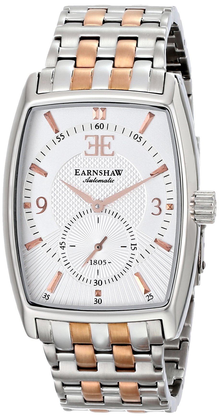 Thomas Earnshaw Men's ES-8009-33 Robinson Analog Display Automatic Self Wind Silver Watch