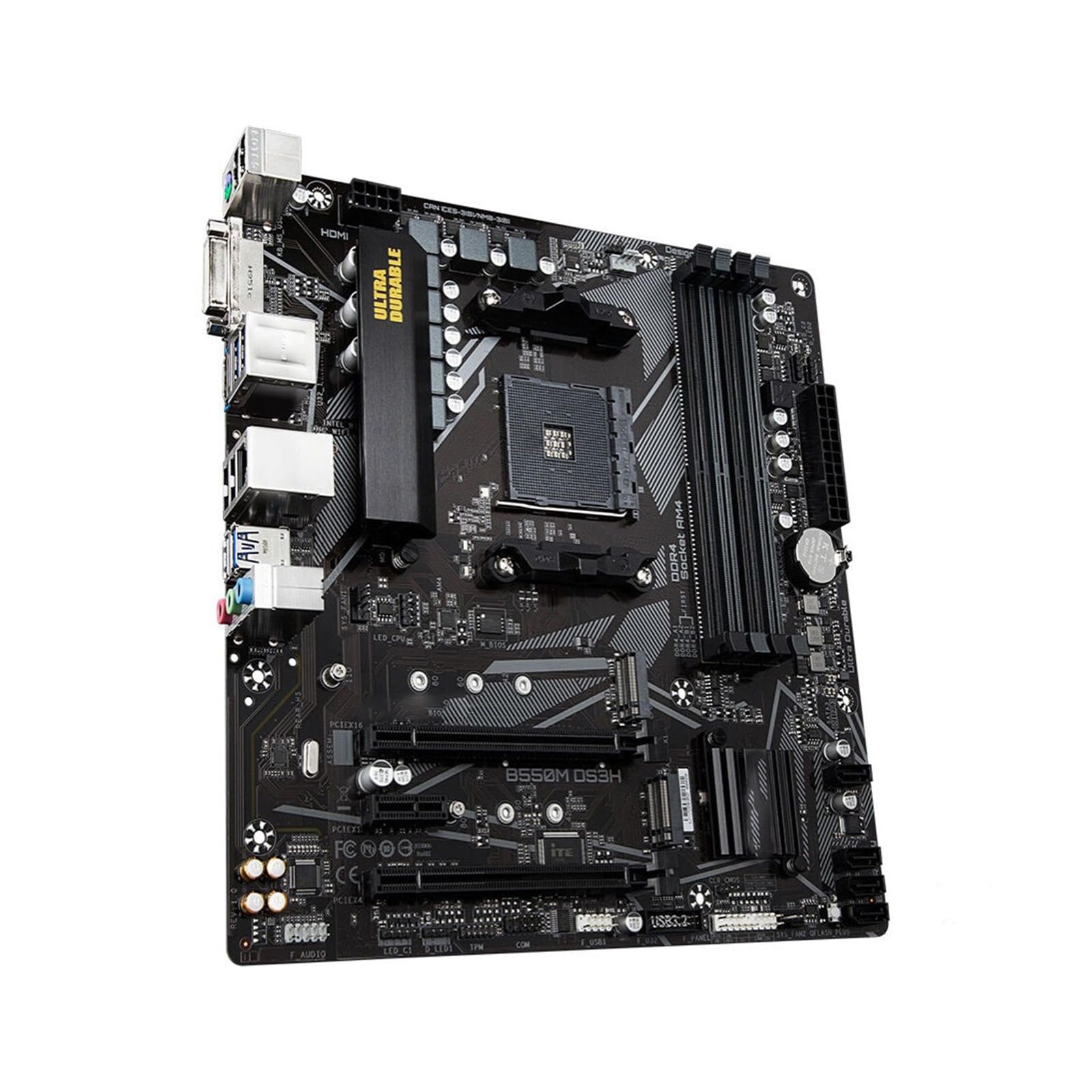 Scheda Madre Fit for GA B550M DS3H Micro-ATX B550 DDR4 4266(OC) MHz M.2 128G PCI-E 4.0 a Doppio Canale Socket AM4 Motherboard