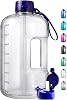 1 Gallon Water Bottle With Time Marker - Large Water Bottle Gallon Water Bottle Motivational One Gallon Water Bottle With Straw 1 Gallon Water Jug With Time Marker 1 Gallon Big Water Bottle Clear