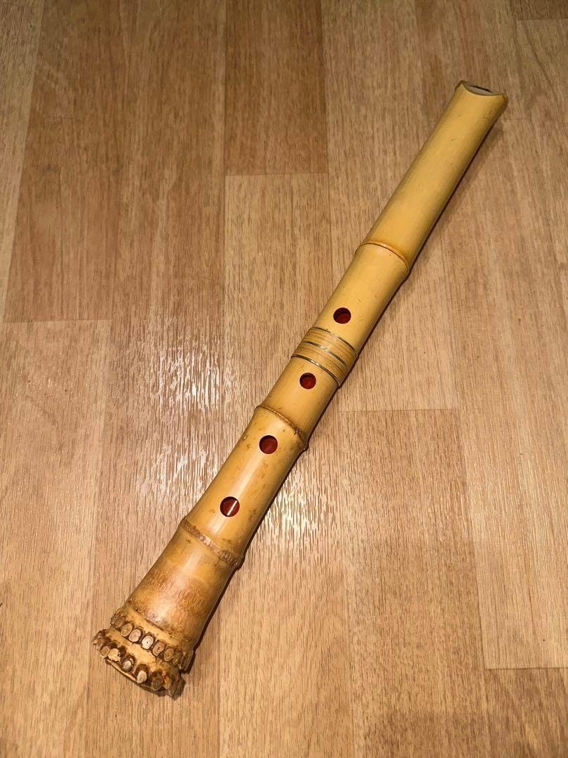 尺八　1尺4寸管　銀越銘 尺八 1尺4寸管 銀越銘 尺八 1尺8寸