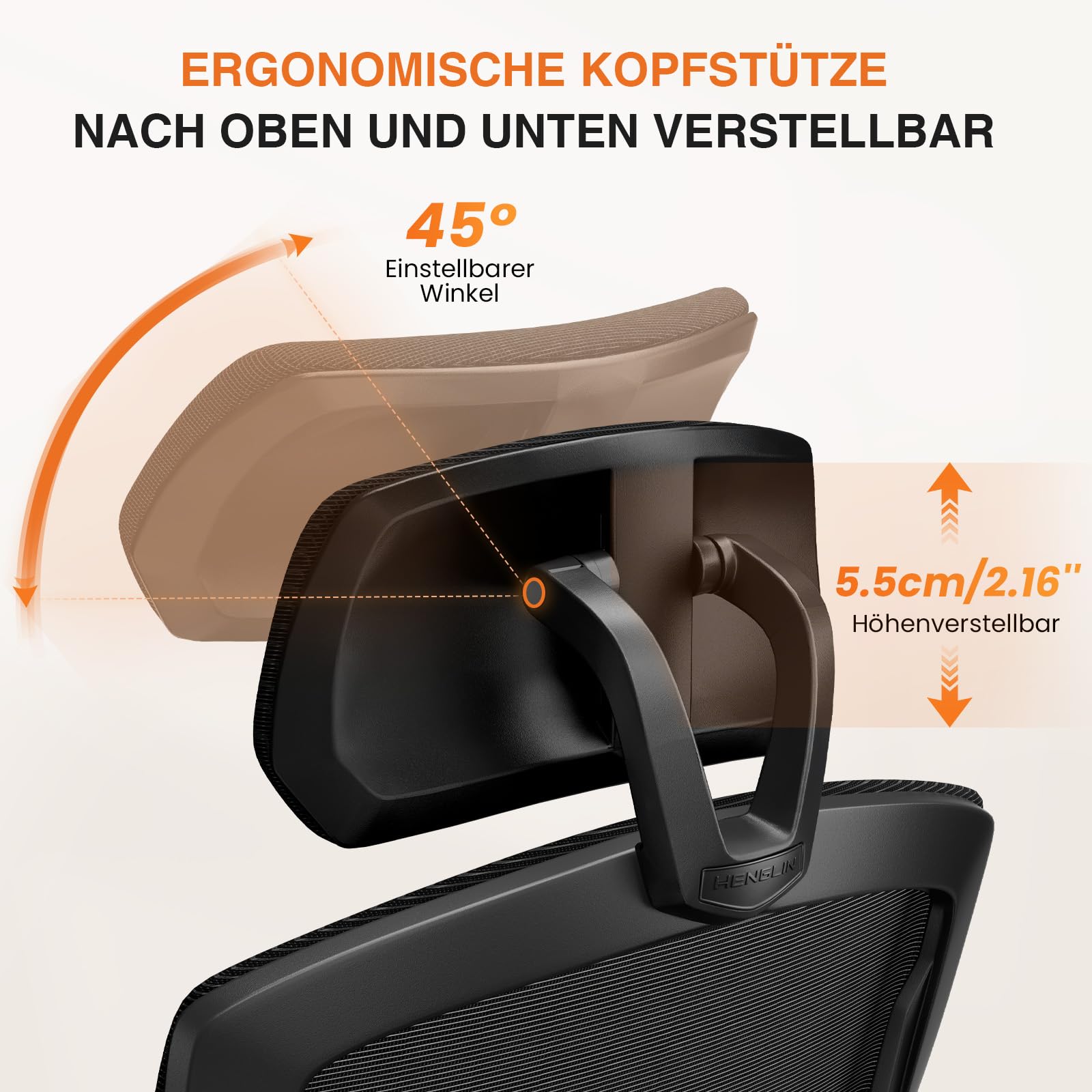 Sweetcrispy Büro-Computer-Schreibtisch Stuhl Gaming per Adulti, High Back Mesh Rolling Reclining Sedie con Ruote, Supporto Lombare, Braccia comode, Metallo, Nero, Standard