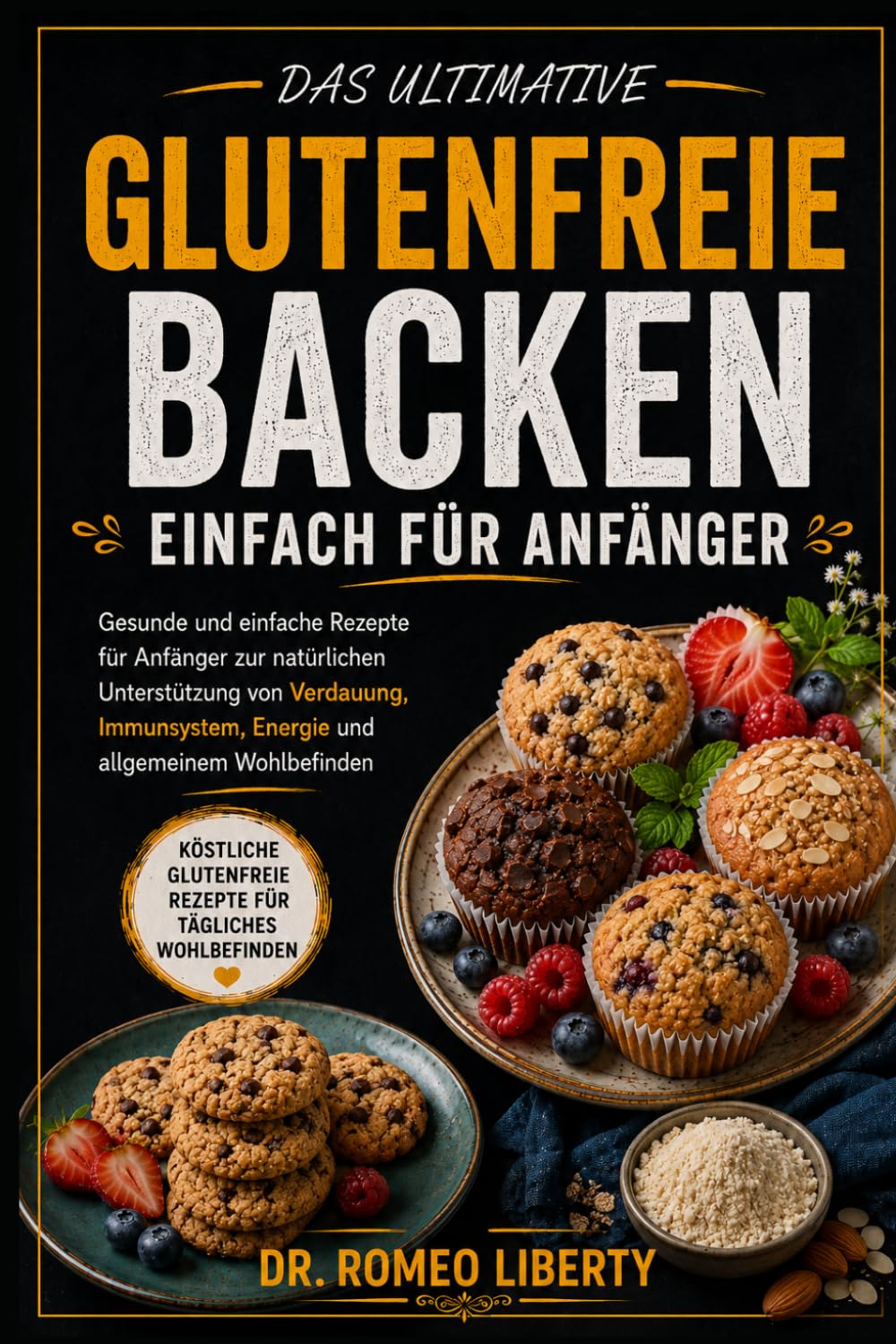 DAS ULTIMATIVE GLUTENFREIE BACKEN – EINFACH FÜR ANFÄNGER: Gesunde und einfache Rezepte für Anfänger zur natürlichen Unterstützung von Verdauung, Immunsystem, Energie und allgemeinem Wohlbefinden