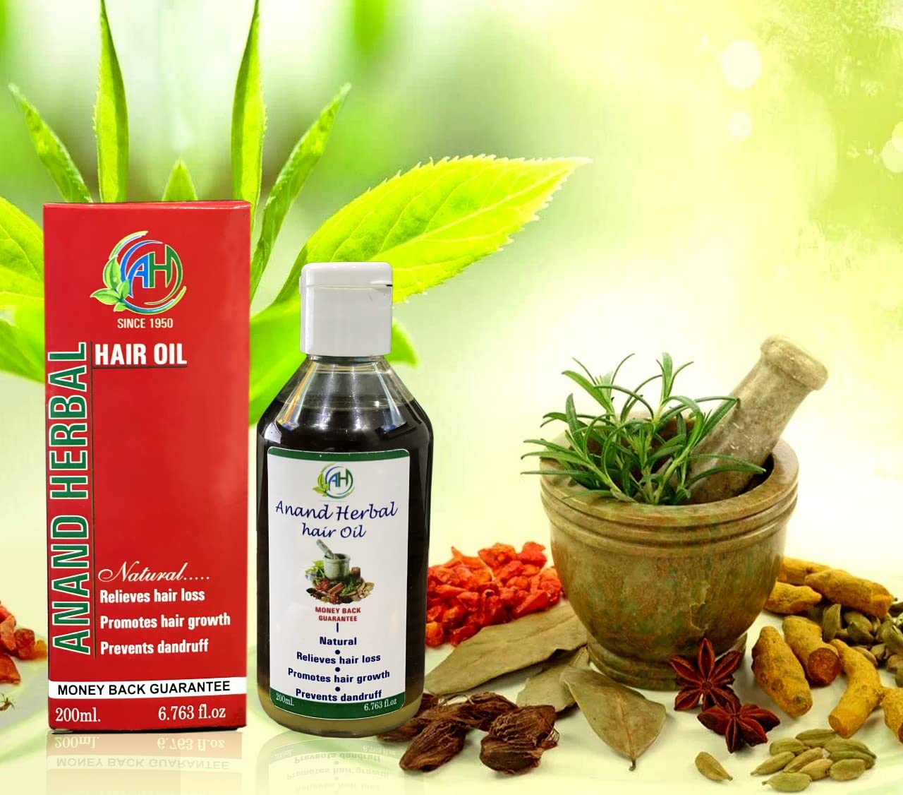 Buy ANAND HERBAL HAIR OIL (PACK OF ONE) Online at Low Prices in India