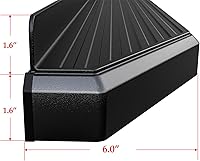 Vista 16 de APS Estribos tipo iBoard compatibles con Ford Ranger Mazda Serie B 1999-2011 Super Cab 4 puertas (requiere perforación)