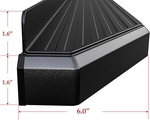 Miniatura 9 de iBoard placas todoterreno para 2002-2008 Dodge Ram 1500 2003-2009 Ram 25003500 cabina cuádruple, Negro