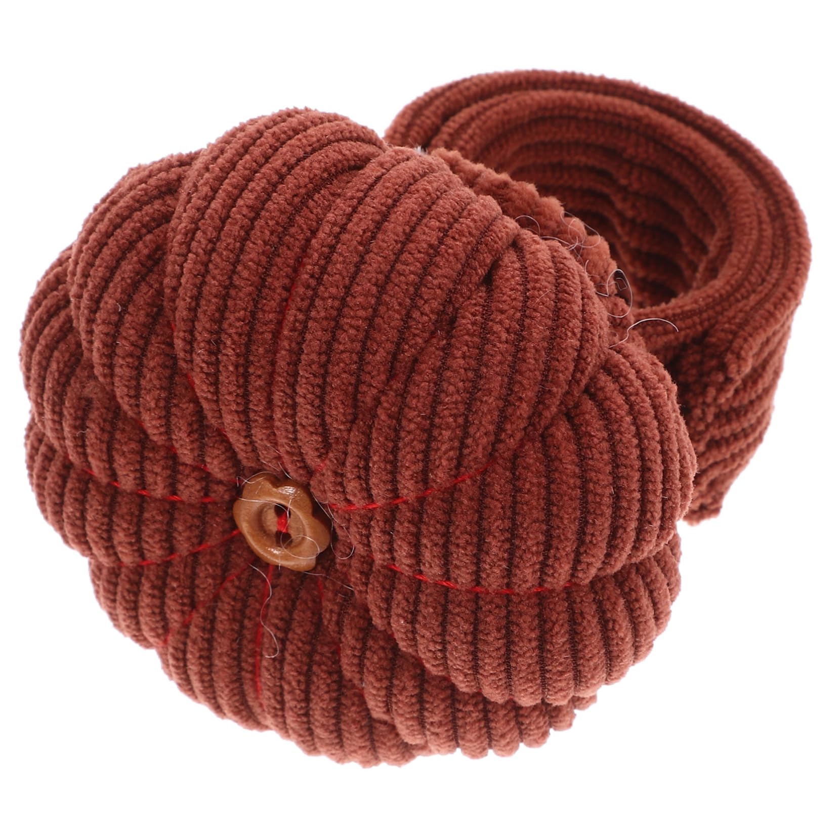 HOMSFOU Soft Corduroy Wristband Pincushion Sewing Needle Holder with Elastic Snap Ring for Quilting DIY