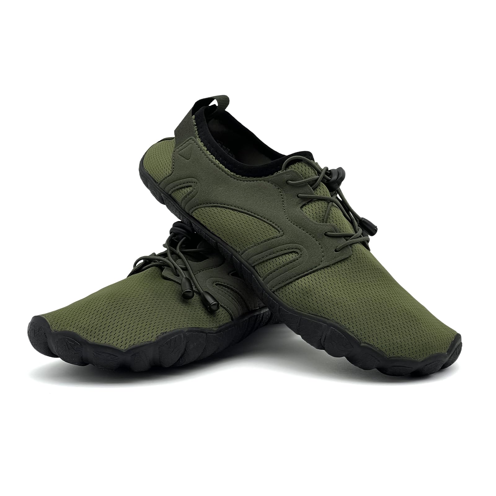 pevino Chaussures Aquatiques pour Hommes Chaussures de Natation Plein air Plage Pieds Nus Séchage Rapide Natation Surf Kayak, Conception antidérapante Exercice