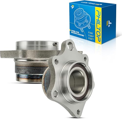 Miniatura 54 de PHILTOP 513294 Conjunto de cubo de rodamiento de rueda delantera 5 lengüetas para Nissan Altima 2007 2008 2009 2010 2011 2012 Conjunto de cojinete