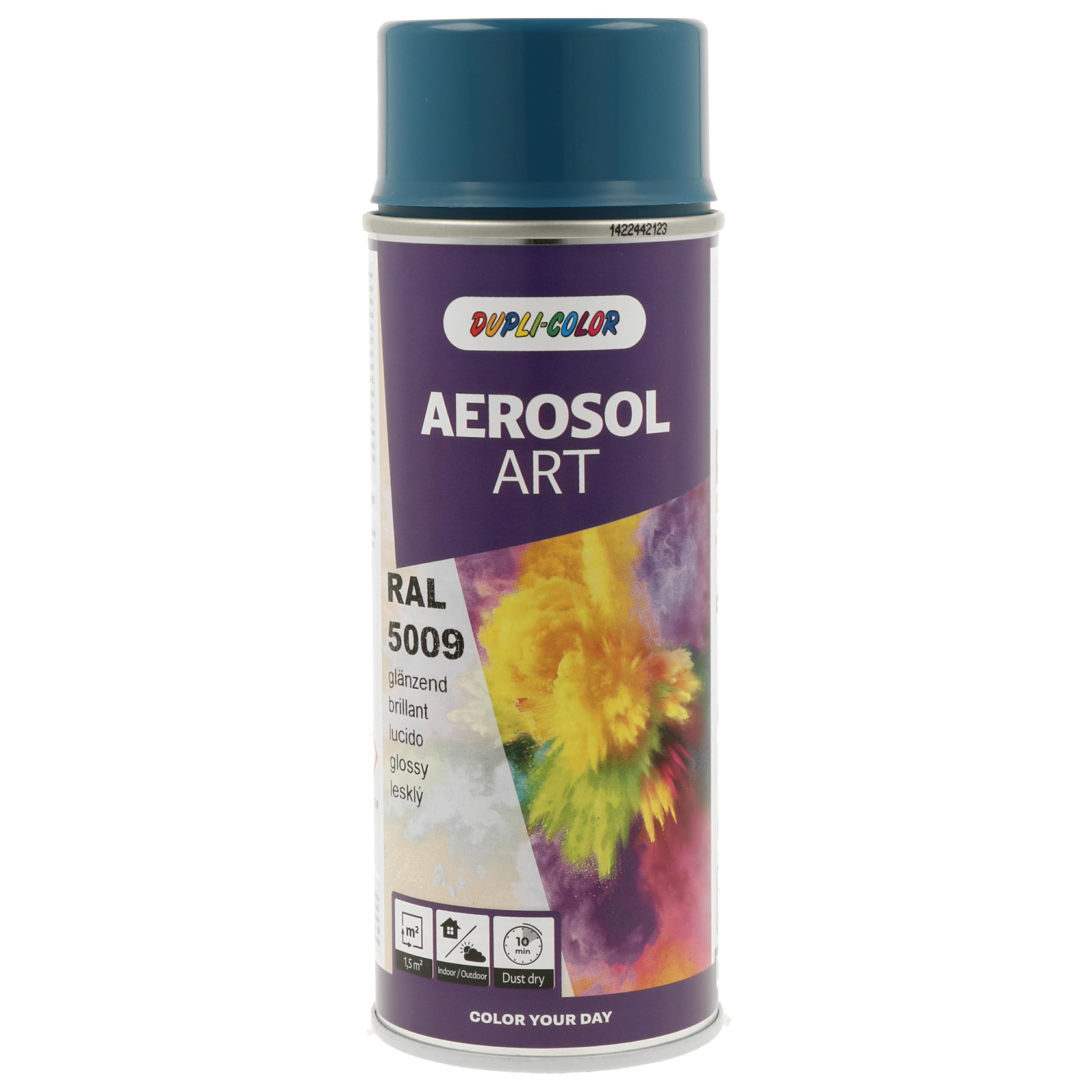 DUPLI-COLOR AEROSOL ART RAL 5009 Azurblau glänzend 400 ml - Sprühfarbe