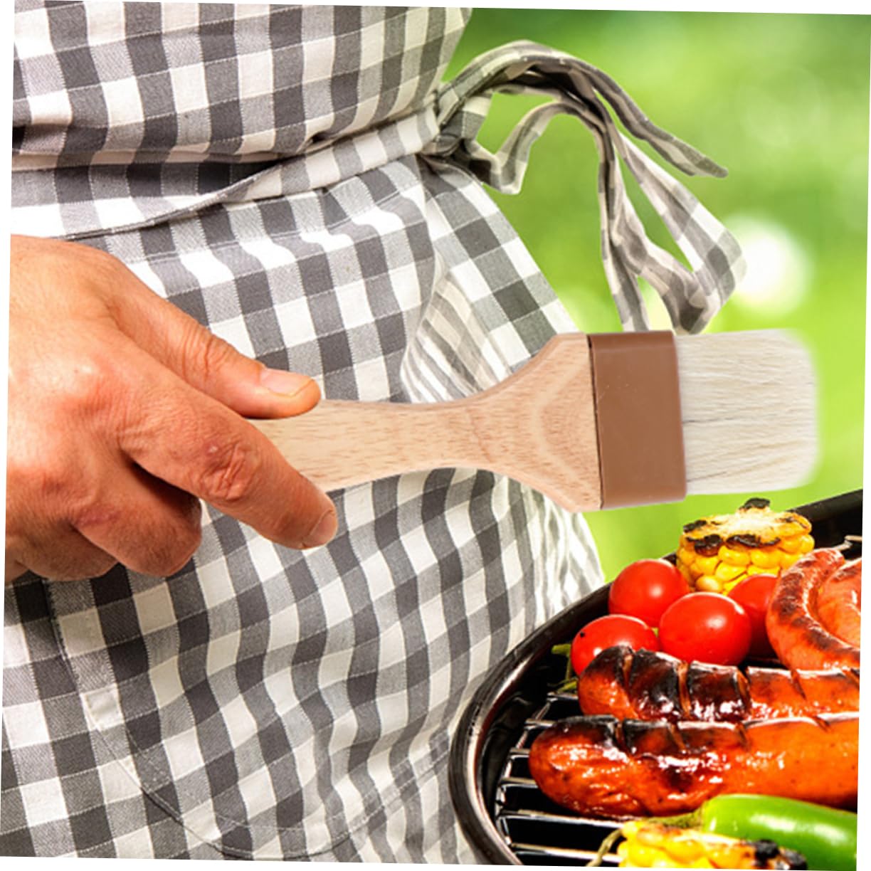 SUPVOX Cooking Utensils Set Bbq Sauce Brush Bristle Basting Brush for Baking Grill Accessories Heat Resistant for High-temperature Grill