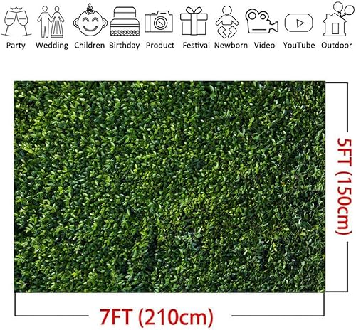 Miniatura 3 de Art Studio Fondos de fotografía de hojas verdes, primavera, naturaleza, safari, decoración de fiesta, al aire libre, recién nacido, baby shower,