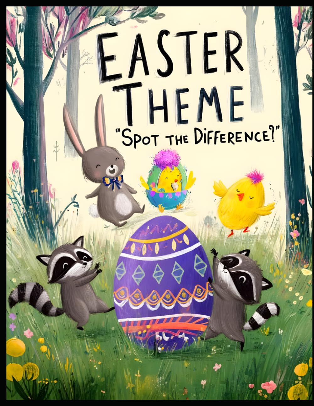 Easter Theme ' Spot the Difference Kids Book".