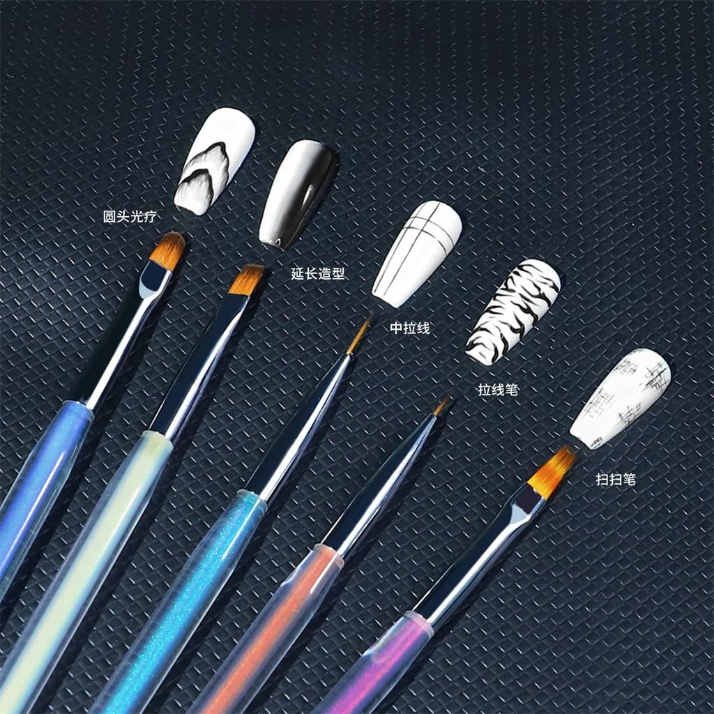 Art Japanischer Nagel-Lichttherapie-Stift gemalt verschmierte Linie Zeichenstift Nail Shop Professionelle Pinsel