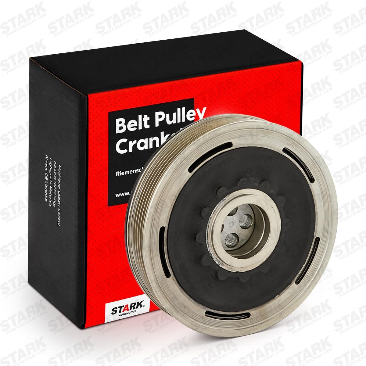 STARK SKBPC-0640196 Puleggia cinghia albero a gomiti disaccoppiato Compatibilità con BMW 1 Hatchback F20