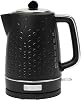HADEN Starbeck Cordless Electric Kettle with Auto Shut-Off, 1.7 Liter, White & Chrome - Fast Boiling Water Heater for Tea and Coffee with 360-Degree Base and Boil-Dry Protection