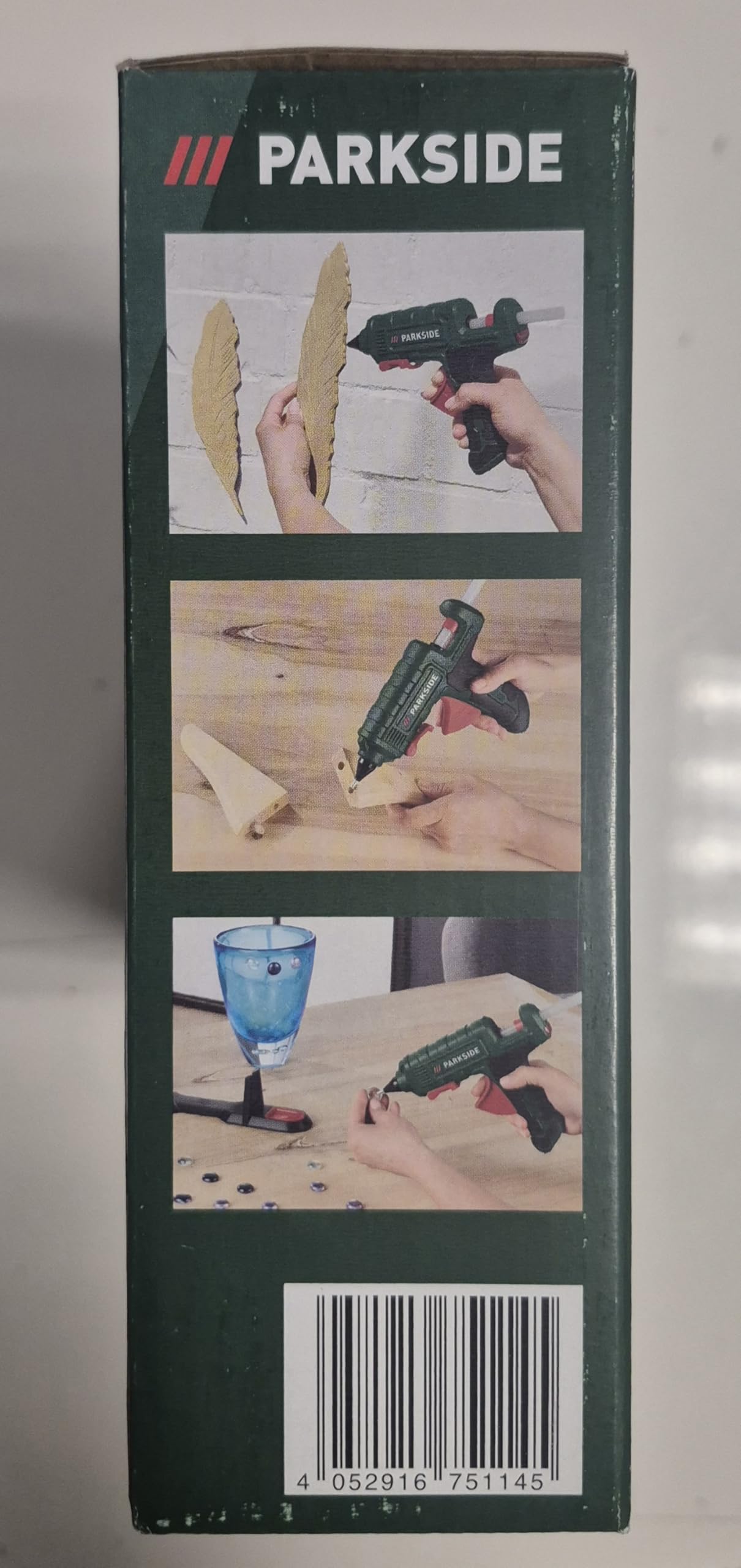 PARKSIDE® PHP 500 E3 Pistola per colla a caldo senza fili 25W, impugnatura: Ø 11 mm, 200 °C, pistola per colla 200°