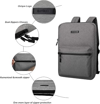 Backpack for Men Women Business Slim Backpack Computer Bags Lightweight Laptop Bag - for 14 15 15.6 20 inch Macbook