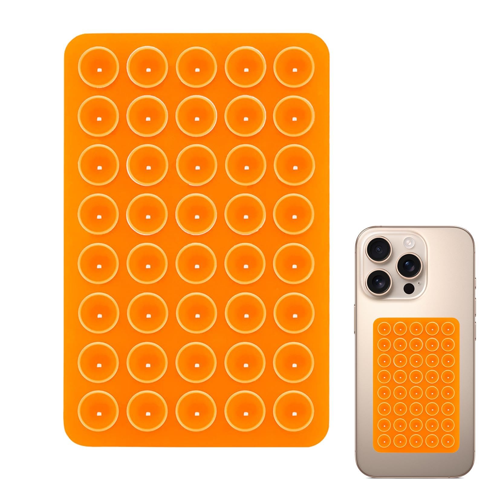 Supporto per telefono a ventosa, impugnatura adesiva per telefono in silicone - Porta mobile antiscivolo | Supporto per per telefono a doppia faccia per casa, dormitorio, appartamento, scuola