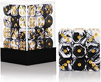 Vista 19 de 36 de paquete de dados de 12 mm de lado de 6 caras MINI, juego de dados de colores translúcidos, dados de 6 caras de colores estándar para Tenzi