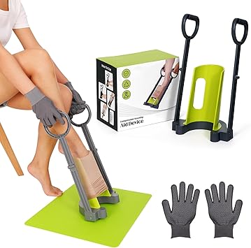 Compression Sock Aid Device | with Silicone Anti Slip Mat, Make The Compression Stockings Fit Properly | Sock Aid Device for Seniors | Sock Assistant Device
