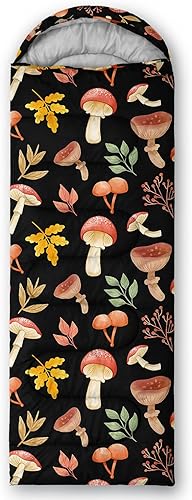 Miniatura 5 de CVHOUSE Saco de dormir para camping, 3 estaciones, clima cálido y fresco, ligero, saco de dormir impermeable para adultos y niños, viajes y al aire