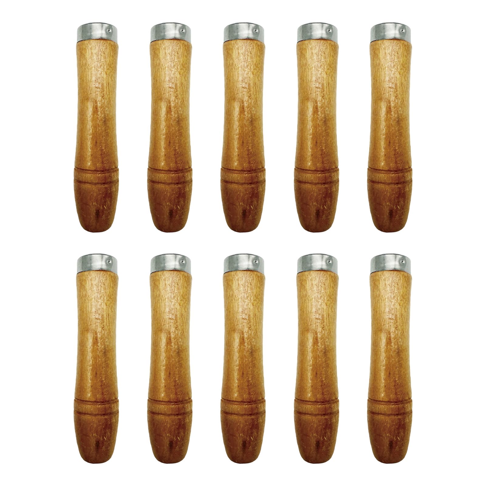 Apglsxy Small Ergonomic Sturdy Wood File Handle With Shockproof Construction And Comfortable Nonslip Grip For Diyer Projects 10Pcs File Handle