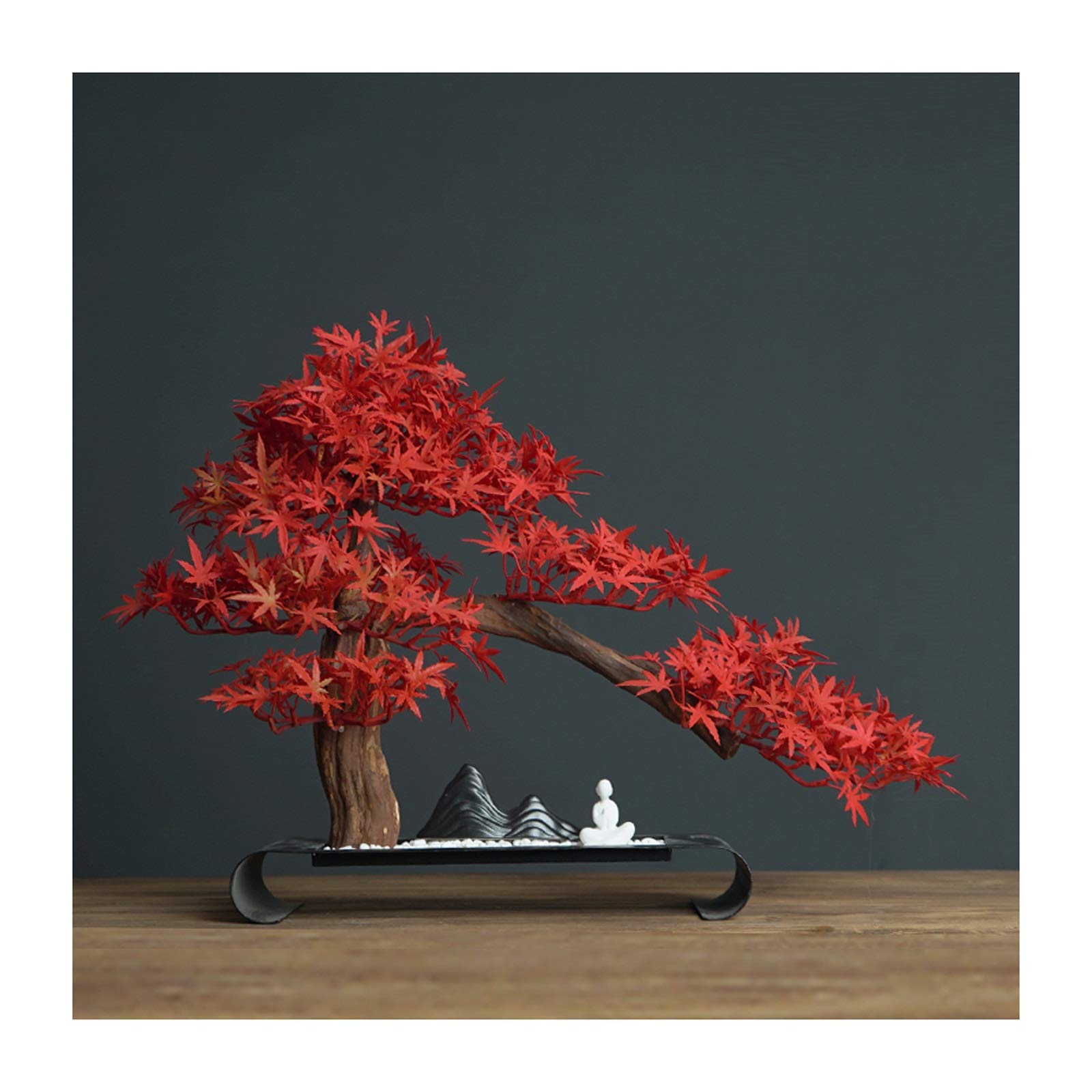 IUokLU Artificial plant Simulation Bonsai Faux Plants Welcome Pine Decoration Porch Living Room Home Office Docorative