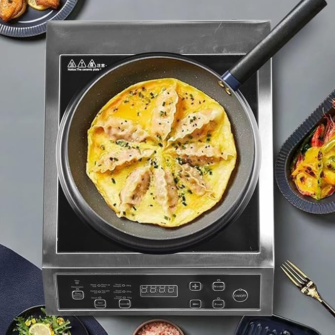 Estufa Vitrocerámica 2 Puestos 16.14 in 110V miniatura 4