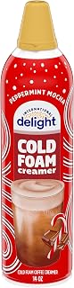 Cold Foam Coffee Creamer, Peppermint Mocha Cold Foam Flavored Creamer, 14 OZ Can