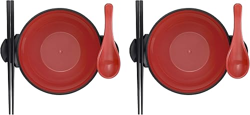 Miniatura 4 de Ozeri Earth Ramen Bowl - Juego de 6 piezas, de origen vegetal y otros materiales naturales, 33.6 fl oz