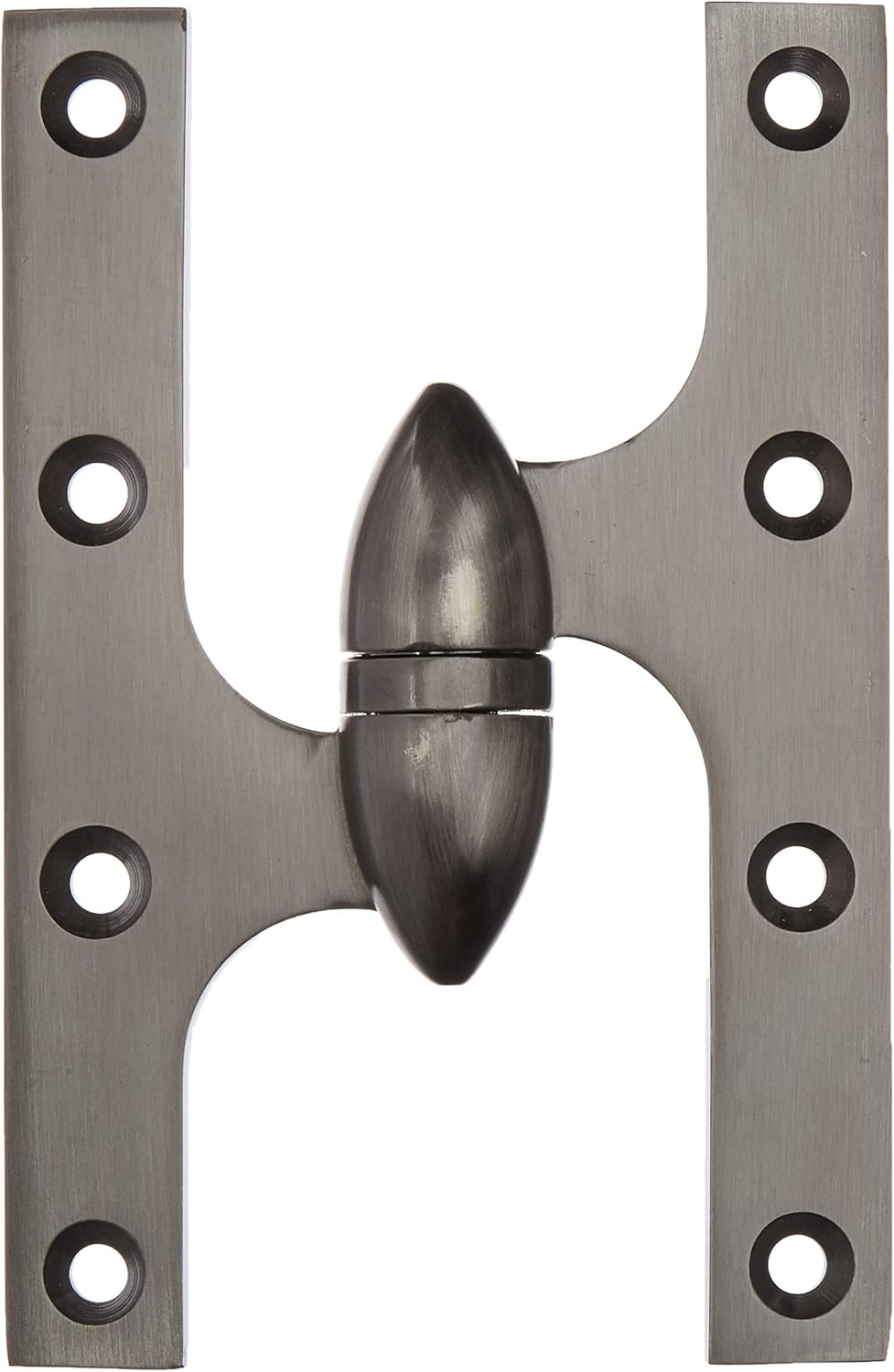 Deltana OK6040B15A-L Solid Brass 6-Inch x 4-Inch Olive Knuckle Hinge