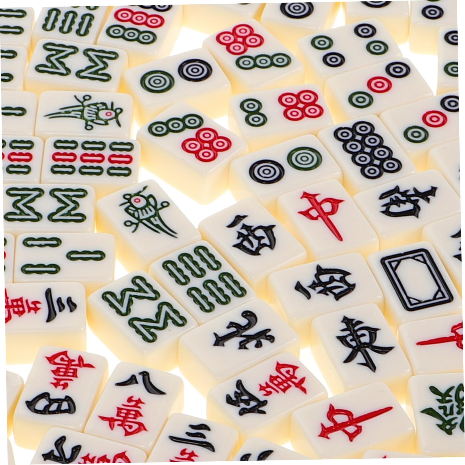 GALPADA Mini-Mahjong-Set Tragbar für Reisen Kompakt für Kleine Räume mit Handgerollten Steinen für Familienfeiern und Gesellige Anlässe aus Robusten Materialien für Langlebigen Spielspaß