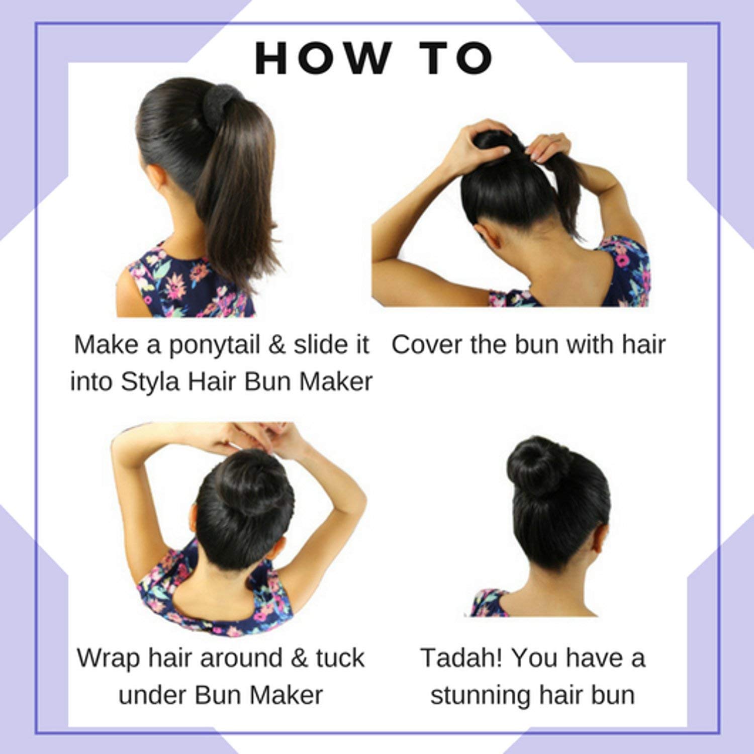 Amazon.com: AnHua Set of 3 Donut Hair Bun Makers Hair Buns Accessories (1  Small, 1 Medium, 1 Large) (Colors: Brown) : Beauty & Personal Care