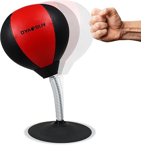 Desktop Punching Bag,Portable Strong Suction Cup Boxing Bag Speed Balls,for
