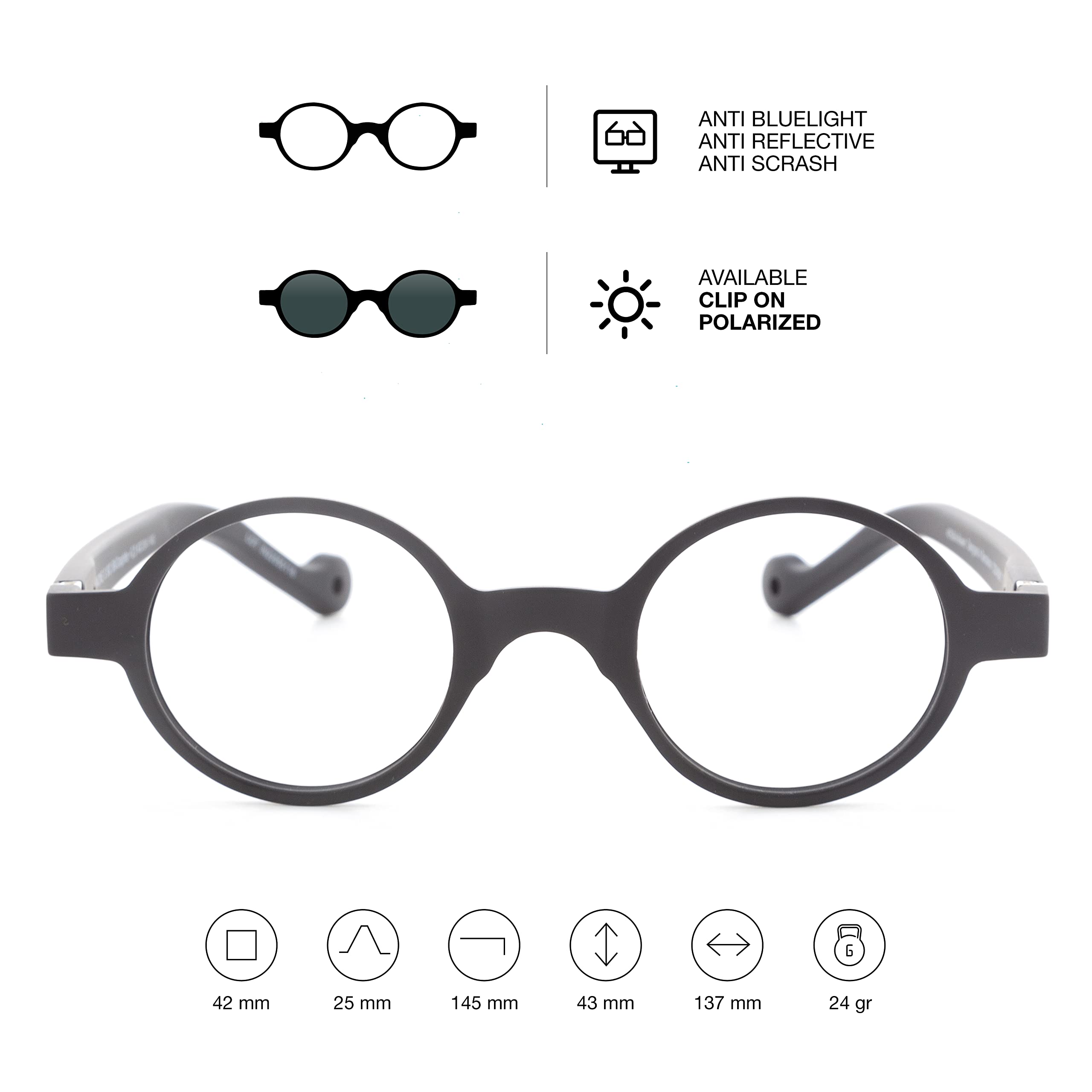 DIDINSKY CherryDIDINSKY readers presbyopia reading glasses anti blue light for men and women. Rubber touch - Image 4